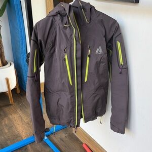 Eddie Bauer women’s purple Jacket with Lime Accents